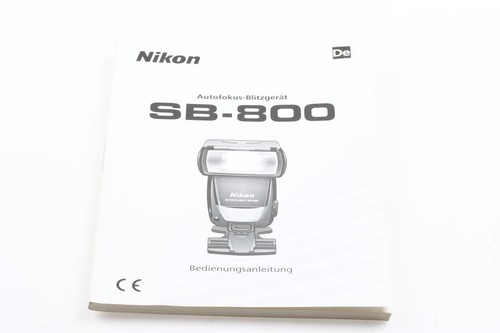 Nikon 800 manual - nikon, sb-800