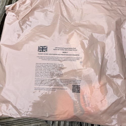 British army ration - army,