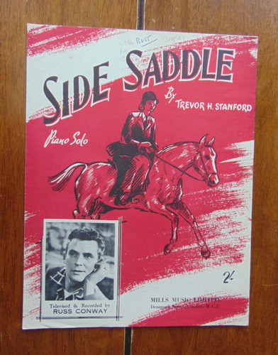 Side saddle russ conway piano - saddle,