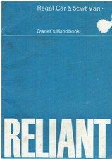 RELIANT REGAL 3/25 SALOON & 5