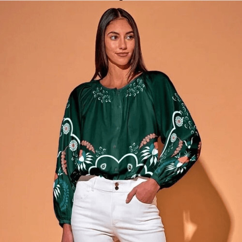 Tucker classic blouse - tucker, lg