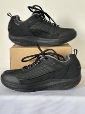 Skechers Shape-Ups SN 52000 Black Leather Trainers – UK 7.5 EU 41.5