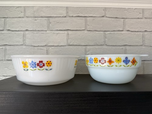 Two phoenix opalware - opalware, pyrex