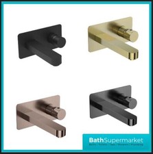 Brass Wall Mounted Basin Mixer Tap Bathroom Faucet-Fluted Handle - New Colours 