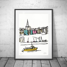 TENBY - FRAMED signed original