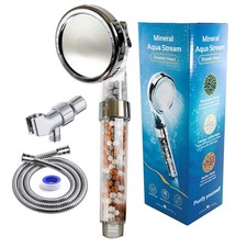 | Mineral Aqua Stream - Filtered Shower Head - Mineral Head Filter - Stream P...