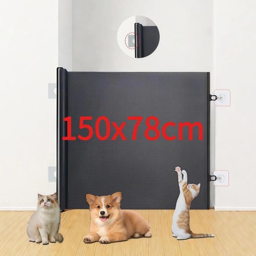 Retractable baby toddler gate - retractable,