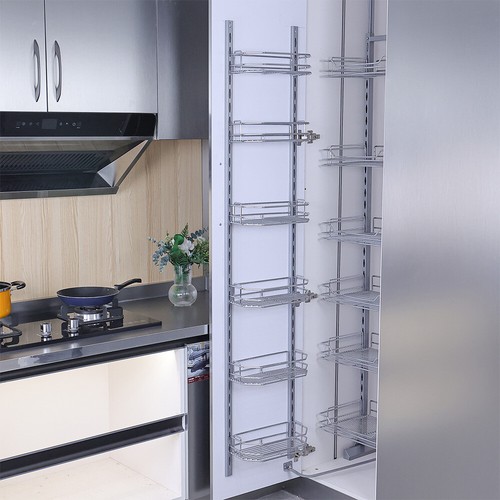 Pull out soft closing larder - pull,
