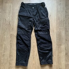 Snickers Workwear 3312 Duratwill KneeGuard Work Trousers Size 48 W33 L32 Black