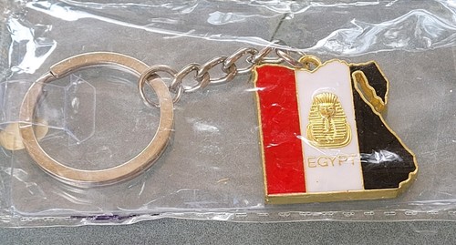 Vintage egypt flag - vintage, keychain