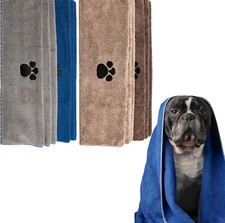 Super Absorbent Large Fast Drying Microfibre Doggy Pet Bath Towel 100x60cm