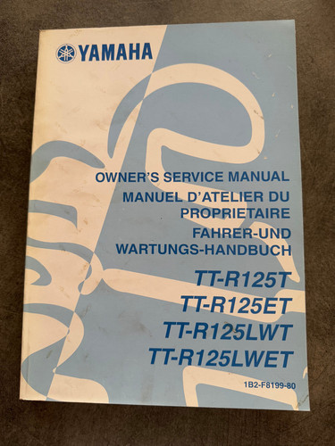 Yamaha r125t ttr 125et - &, ttr-125et