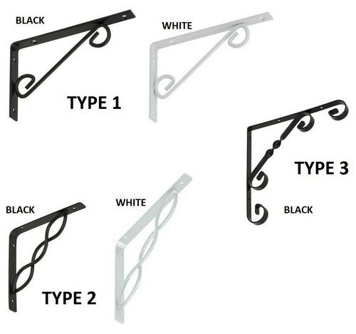 Decorative shelf supports - decorative,