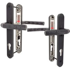 UPVC Door Handle Hoppe Birmingham Sprung 92mm PZ Double Glazing Pair Set PVC