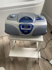 JVC RC-BX330 Portable Radio / CD /Cassette Player Boombox Tested No Remote