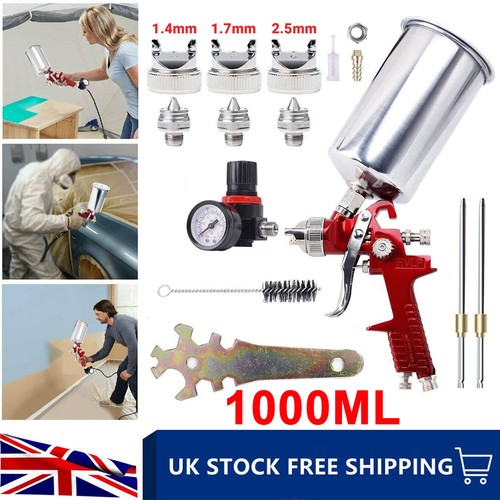 Hvlp spray gun kit - gun, 1000ml