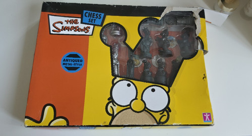 The simpsons chess set - chess,