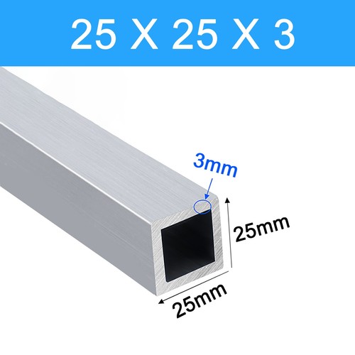 Aluminium square box section - aluminium,