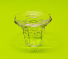 Vintage Faceted Glass Inkwell