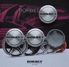 4 Borbet aluminium hub cap