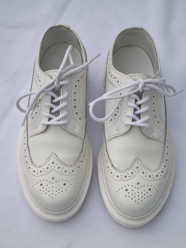 Martens 3989 white - martens, leather