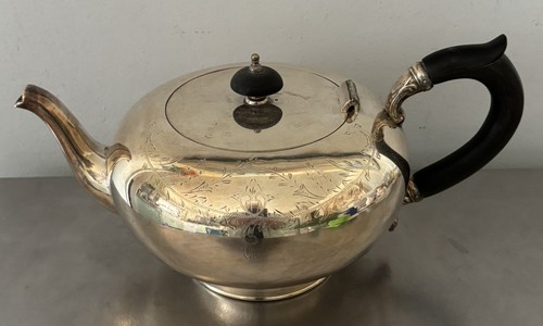 Vntg silverplate teapot tea - vntg,