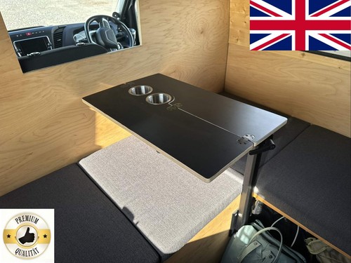 Folding swivel table with - swivel, cup