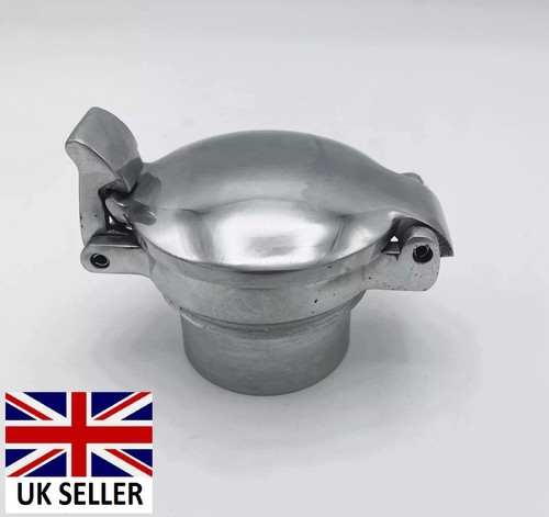 Polished aston fuel cap - 2.5",