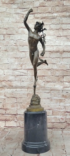Nude flying mercury - nude, bronze
