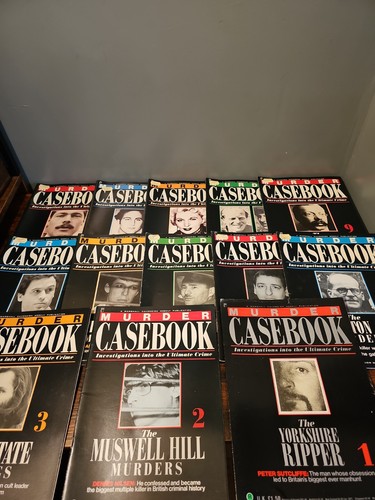 Murder casebook magazines - casebook,