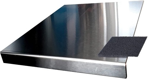 Stainless steel worktop saver - steel,