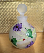 Okra Art Glass Perfume Bottle