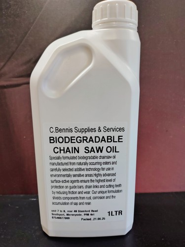 Biodegradable chainsaw oil iso - oil,