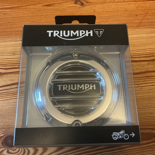 Triumph chrome clutch badge - triumph,