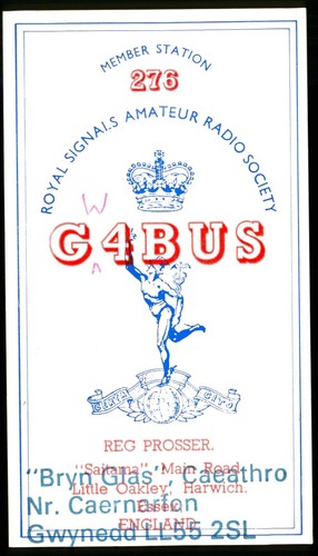 Qsl card radio - card,