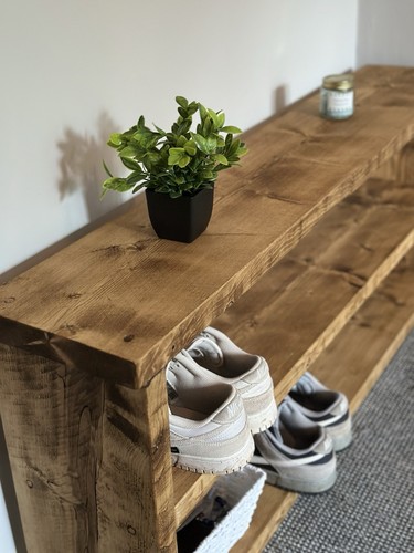 Rustic shoe bench - shoe,