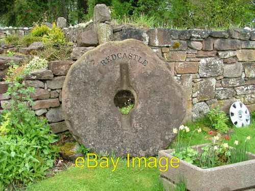Photo 6x4 old mill stone - old,