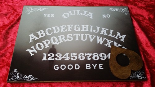 Wooden ouija board bizarre - wooden,
