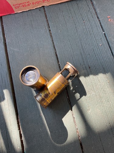 Antique brass pocket - antique,