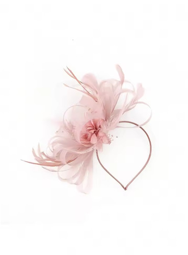 Flower feather hair - flower,