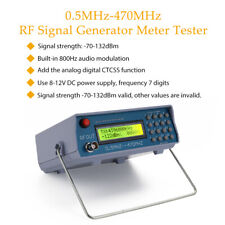 0.5Mhz-470Mhz RF Signal Generator Meter Tester For FM Radio Walkie-Talkie debug