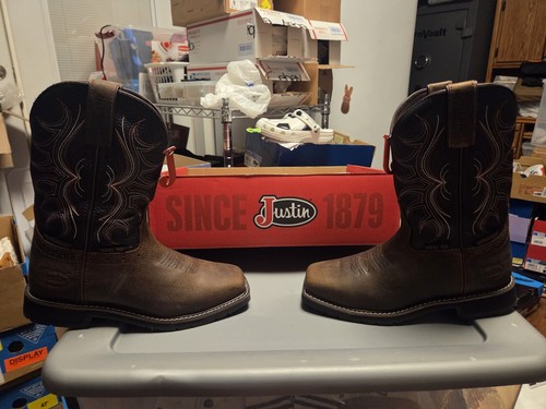New men justin waxy brown - new, men's