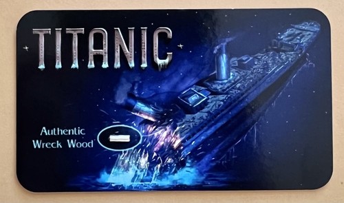 Titanic wreck wood artifact - wood,