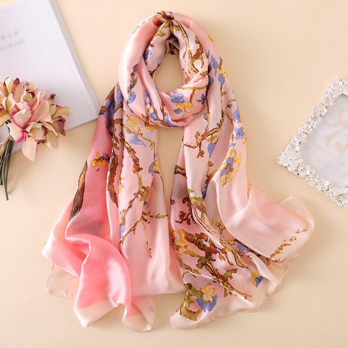 100 silk scarf - in, pink