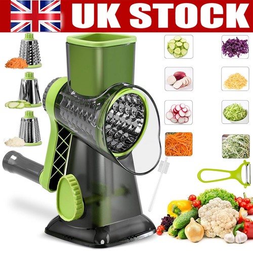 Rotary food slicer - 3-in-1,