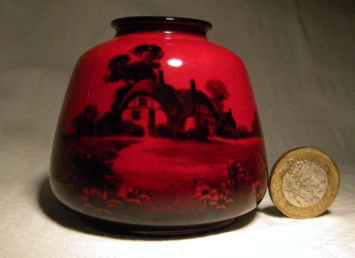 Antique royal doulton flambe - royal,
