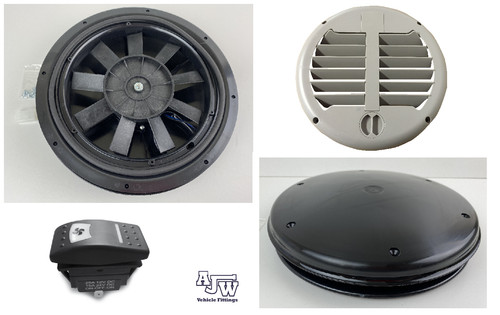Black low profile motorised - profile,