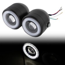 Black Twin Headlight