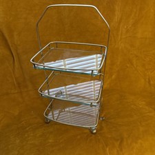 Vintage Art Deco Silver Glass