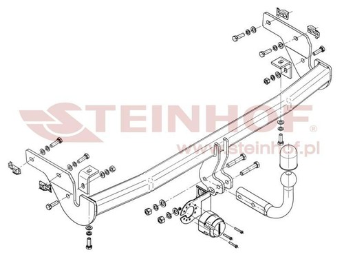 Steinhof towbar for peugeot - steinhof,